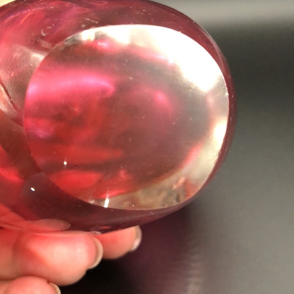 Heart hand blown paper weight - Picture 7 of 8